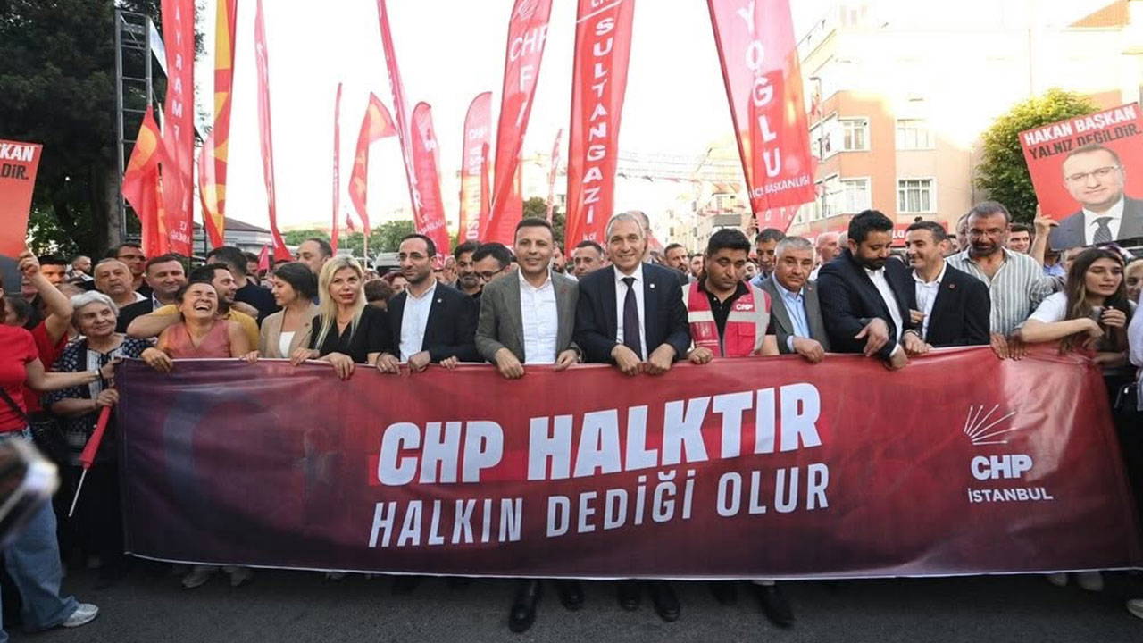 CHP İstanbul, Beykoz'da 'Geçim, Özgürlük, Adalet ve Seçim' Yürüyüşü Düzenliyor