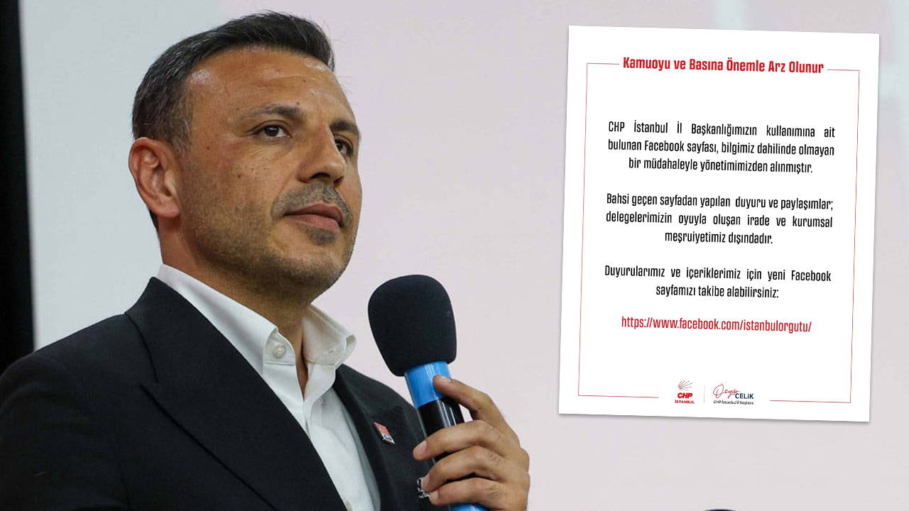 CHP İstanbul İl Başkanlığı'nın Facebook Sayfası Ele Geçirildi