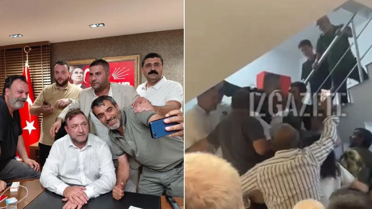 CHP İzmir İl Başkanlığı'nda arbede: Atanan başkan koltuğuna oturdu