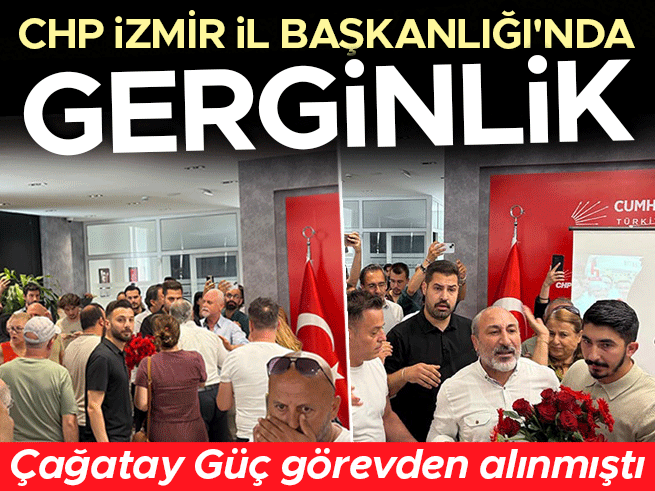 CHP İzmir İl Başkanlığı'nda gerginlik: Destekçiler binadan çıkarıldı