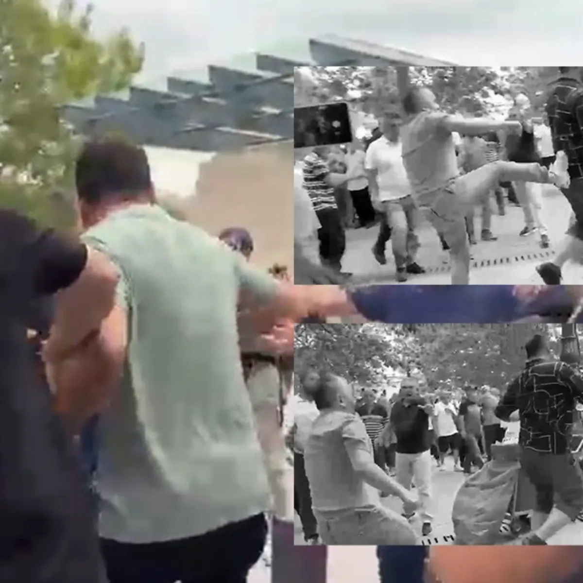 CHP'deki kriz sokağa taştı: Özgür Özel'e protesto, Sarıgül'den tekme