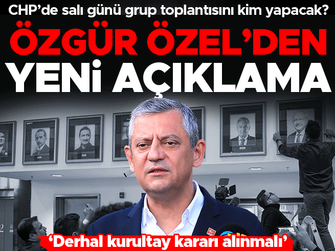 CHP'de kurultay çağrısı: Özgür Özel'den sert mesaj