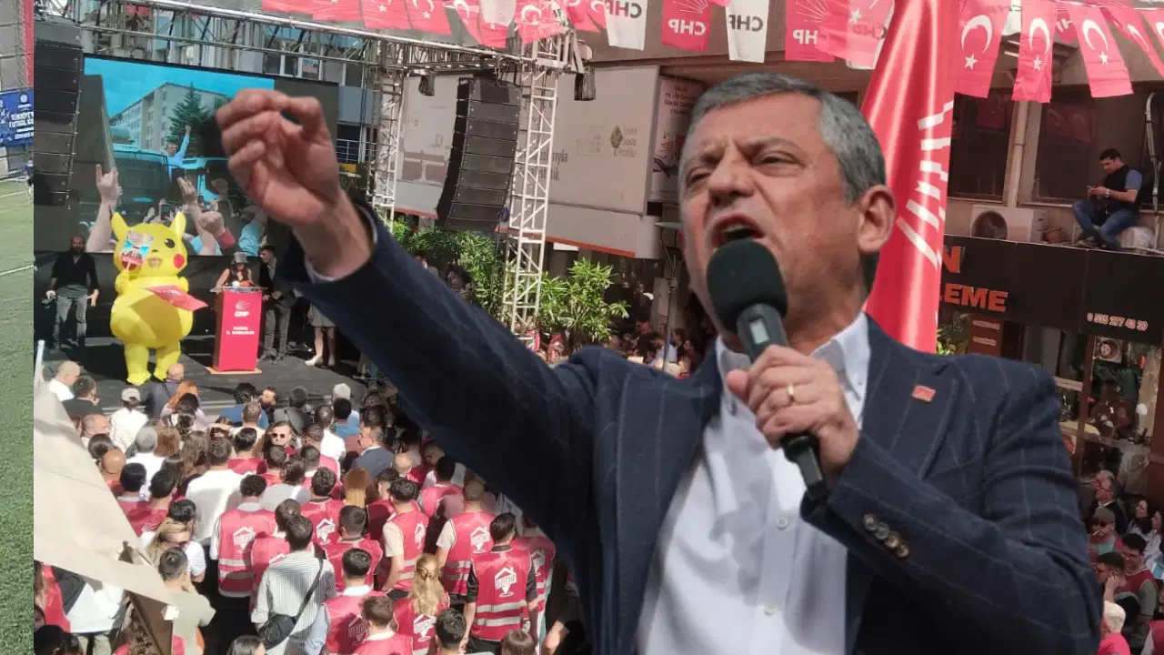 CHP'li Özel'den Manisa'da 'mutlak butlan' protestosu