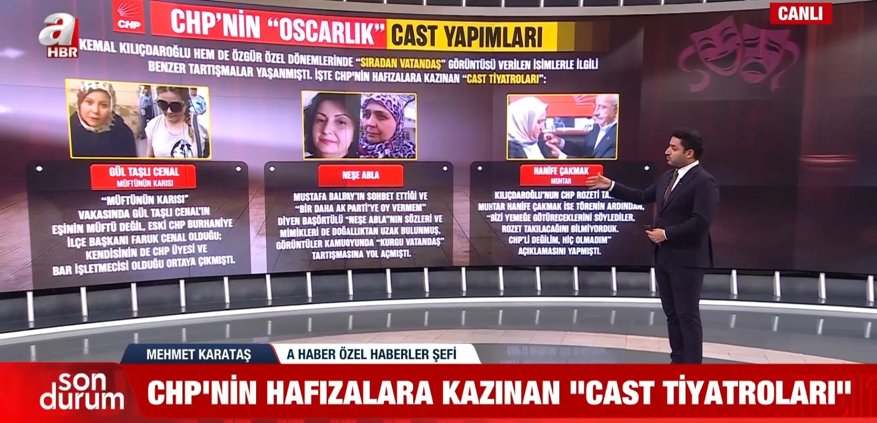 CHP'nin sahnelediği 'mağduriyet' tiyatrosu: Ajans oyuncuları ve kurgu hikayeler