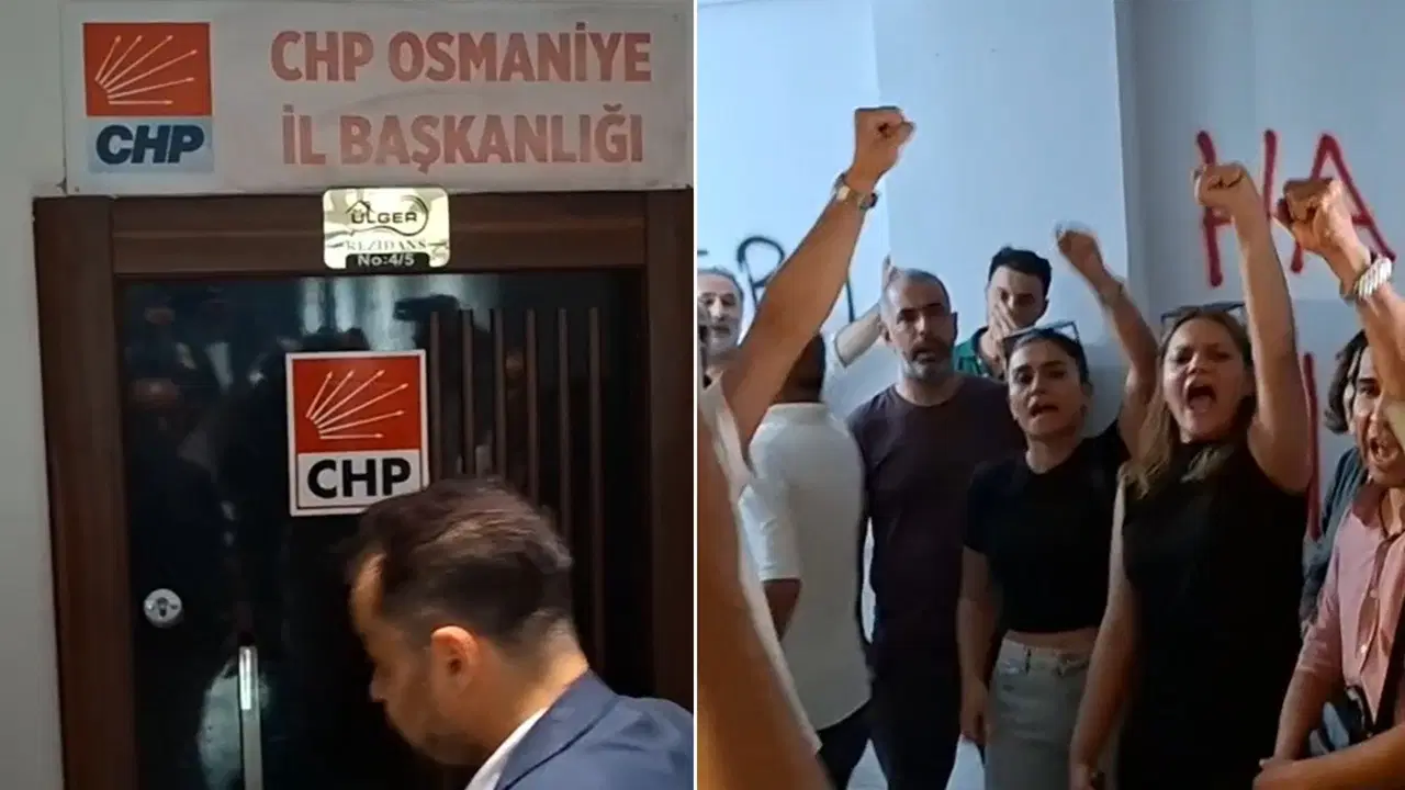 CHP Osmaniye İl Başkanlığı'na çilingirle girildi