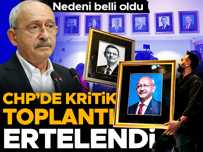 CHP Parti Meclisi 1 Haziran'da toplanamıyor