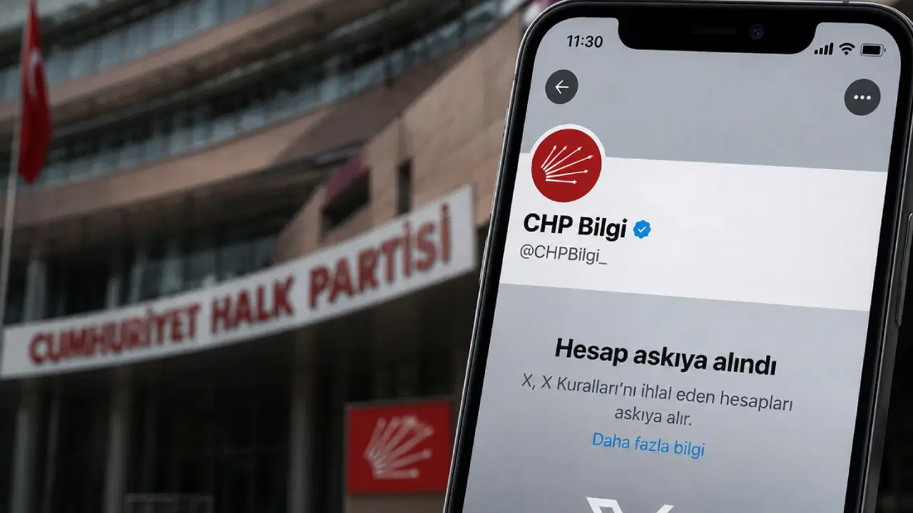 CHP'nin yeni hesabı @CHPBilgi_ X tarafından askıya alındı