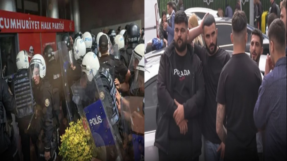 CHP'yi basan yüzler bugün de Meclis kapısında görüldü