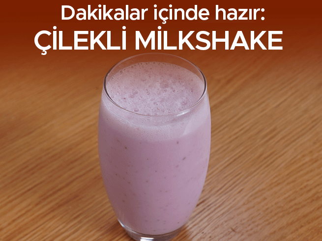 Çilekli Milkshake Tarifi: Yazın Ferahlatan Lezzeti