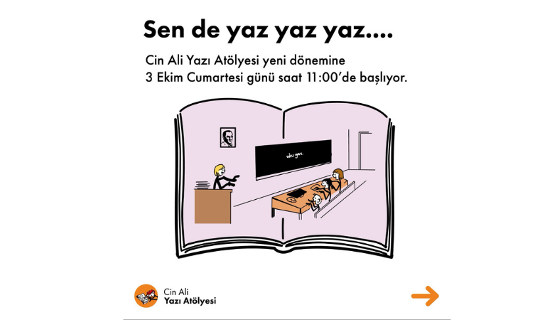 Cin Ali Yazı Atölyesi Yeni Dönem Başlıyor