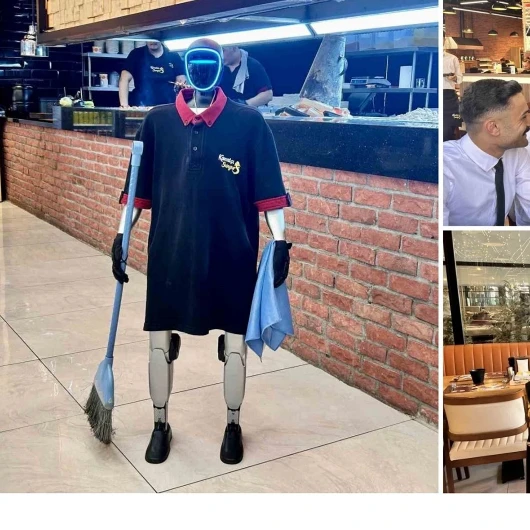 Çin'den Ankara'ya Gelen Robot Garson Fiko'ya Maaş ve İzin Hakkı