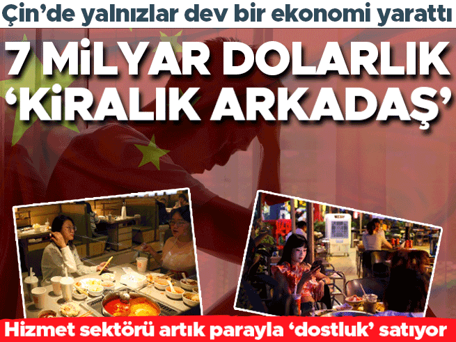 Çin'de yalnızlık sektörü: 7 milyar dolarlık 'kiralık arkadaş' ekonomisi