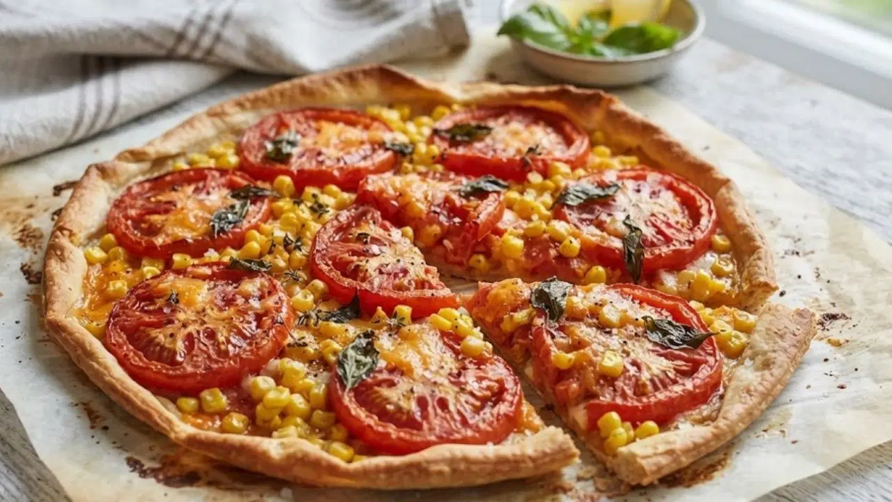 Çıtır Hamurda Yaz Lezzeti: Domatesli Mısırlı Tart Tarifi