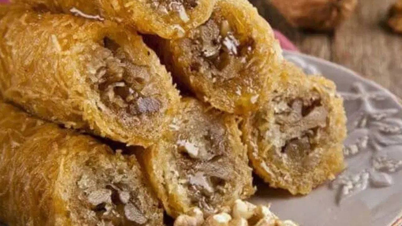 Çıtır Kadayıf Sarma Tarifi: Şerbetli Tatlıların Vazgeçilmezi