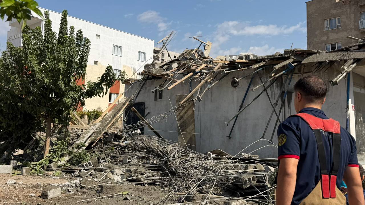 Cizre'de İnşaat Faciası: Beton Dökümü Sırasında Çökme, 5 Yaralı