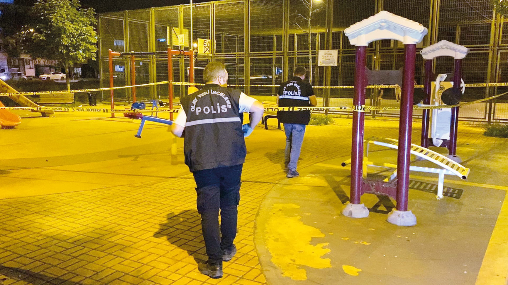 Çocuk parkında pompalı saldırı: 6'sı çocuk 10 yaralı