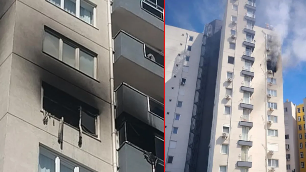 Çocukların oyunu faciayla bitti! Lüks sitedeki daire küle döndü