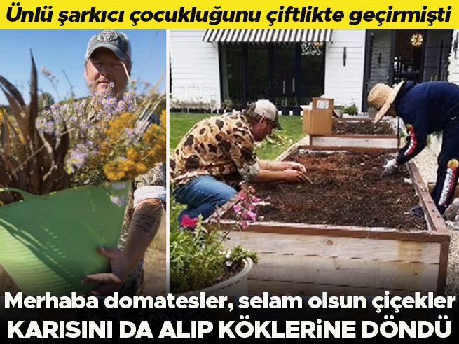 Çocukluğu çiftlikte geçmişti... Karısını da alıp köklerine döndü
