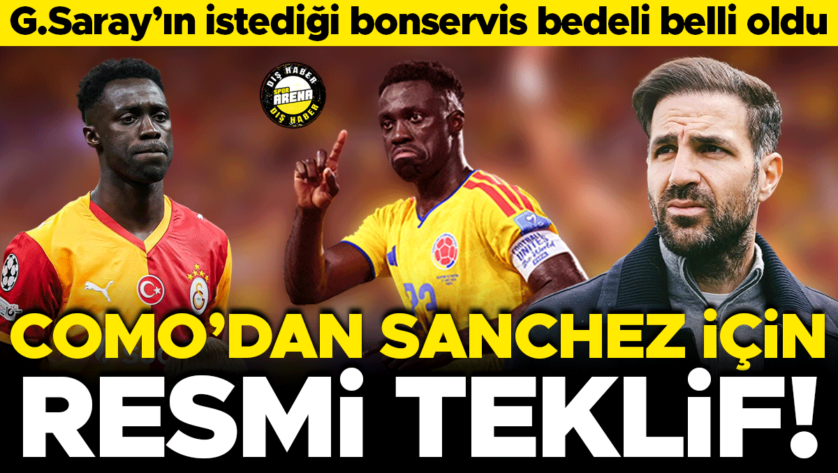 Como'dan Davinson Sanchez'e yeni teklif: Galatasaray pes etmiyor