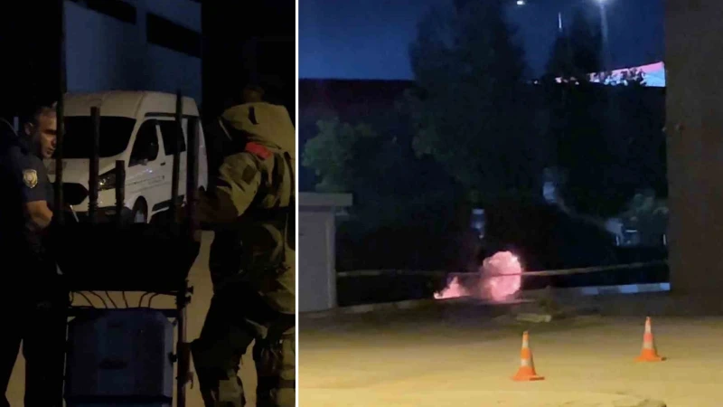 Çorum Otobüs Terminali'nde Şüpheli Valiz Fünyeyle Patlatıldı