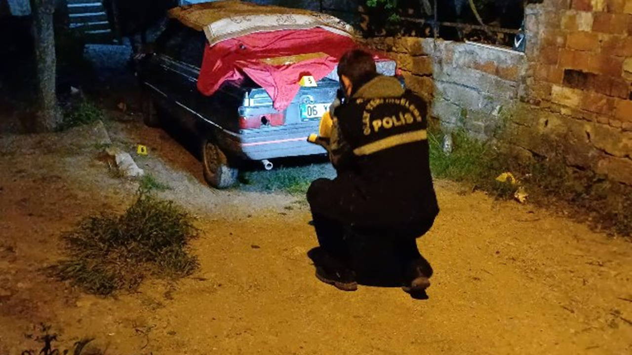 Çorum'da şüpheli babasının evinin önünde tüfekle ateş açtı