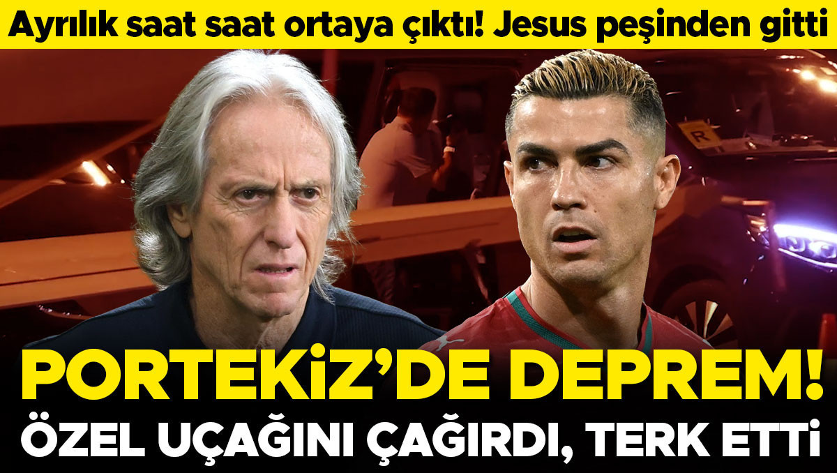 Cristiano Ronaldo Portekiz Kampını Terk Etti: Jesus ve Proença Peşinden Gitti