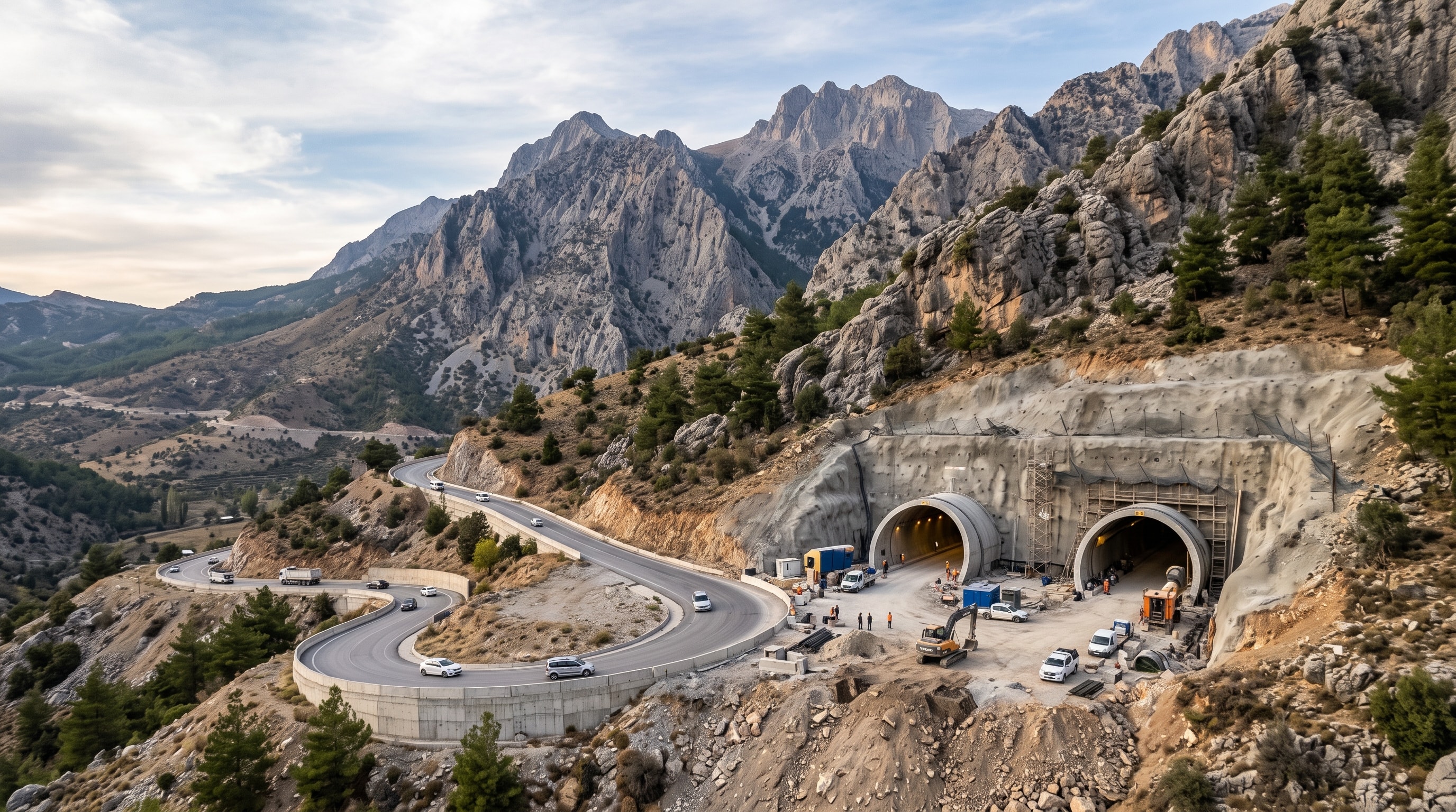 Çubuk Beli'ne 2 bin 280 metrelik dev tünel: Antalya-Burdur arası ulaşım rahatlıyor