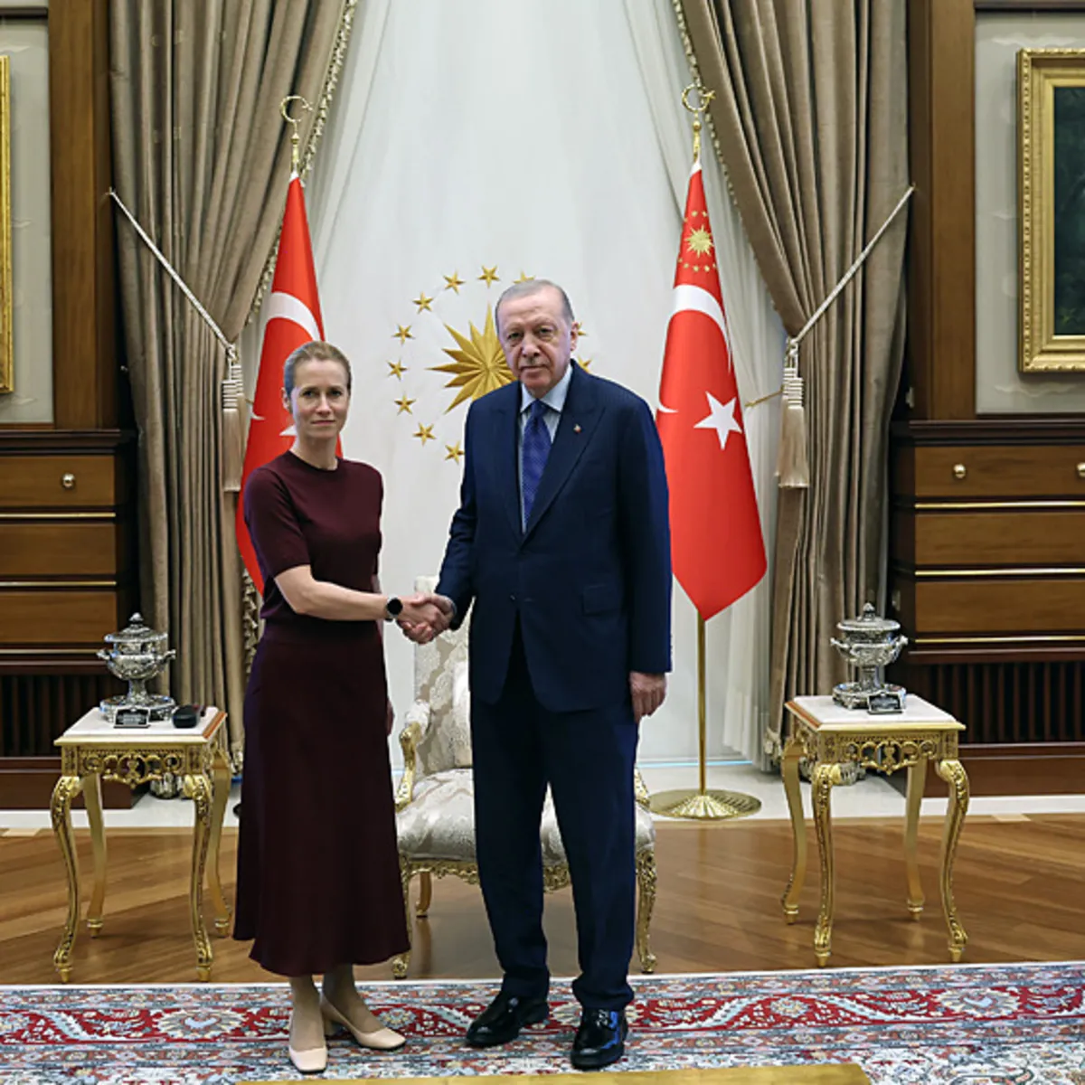 Cumhurbaşkanı Erdoğan, AB Dış İlişkiler Temsilcisi Kallas'ı Kabul Etti