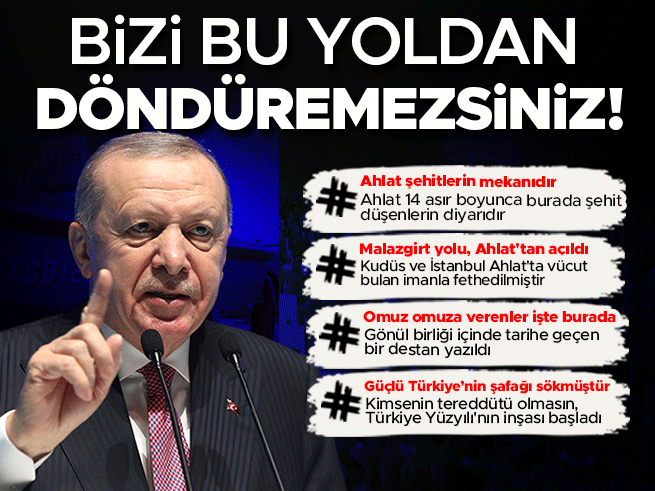 Cumhurbaşkanı Erdoğan: Ahlat'ta Tarihi ve Kültürel Mesajlar