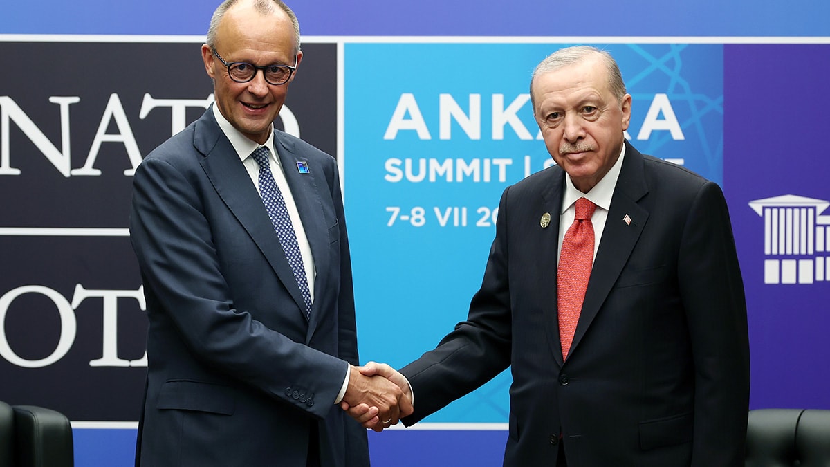 Cumhurbaşkanı Erdoğan, Almanya Başbakanı Merz ile Görüştü