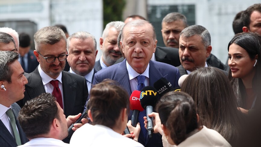 Cumhurbaşkanı Erdoğan, Ayasofya'da cuma namazı kıldı