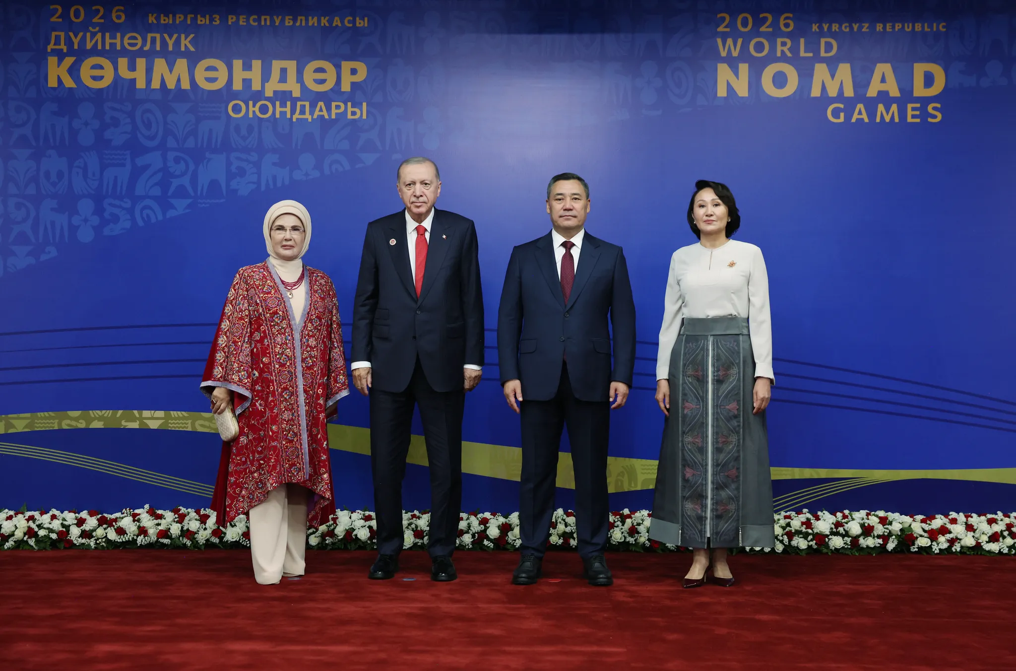 Cumhurbaşkanı Erdoğan Bişkek'te Göçebe Oyunları Açılışında