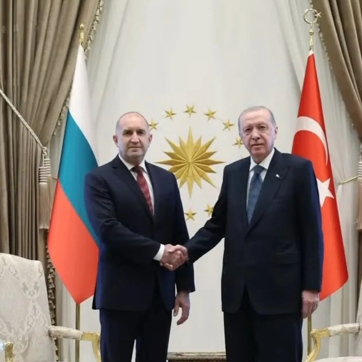 Cumhurbaşkanı Erdoğan Bulgaristan Başbakanı Radev'i Külliye'de Ağırladı