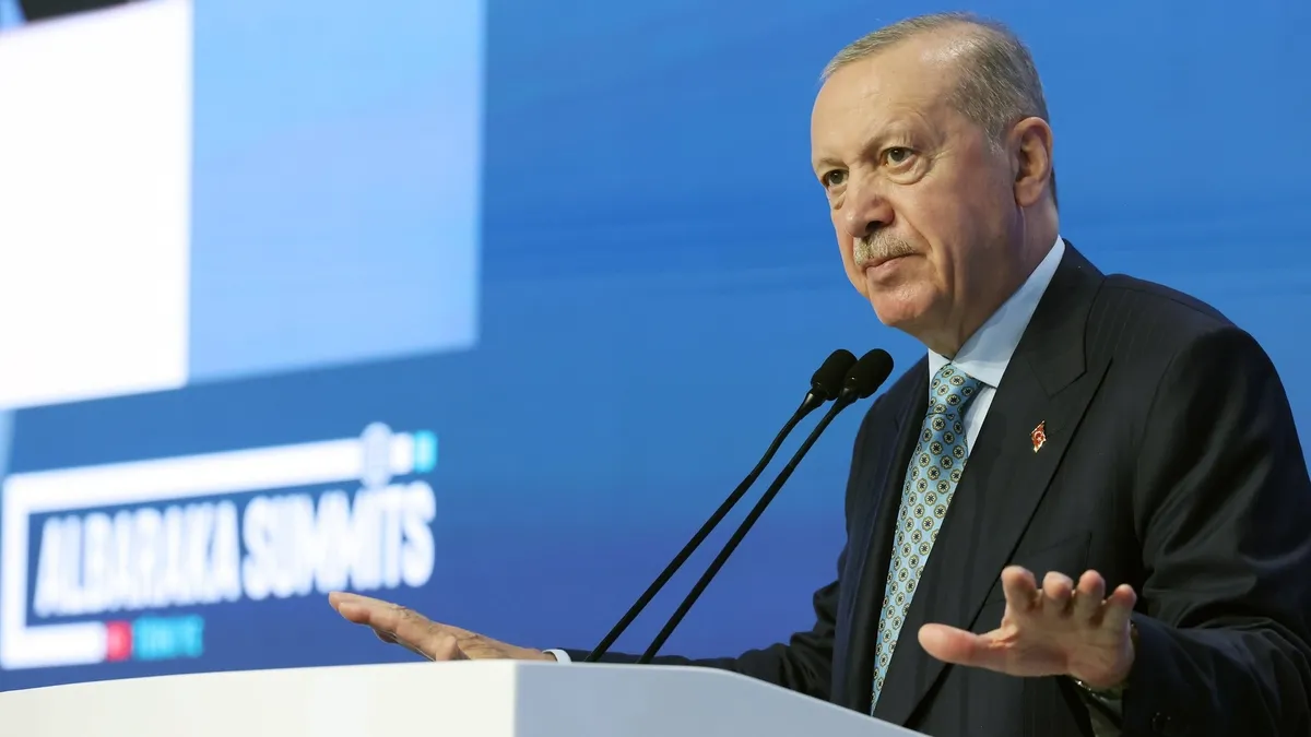 Cumhurbaşkanı Erdoğan DEİK Genel Kurulu'nda konuştu
