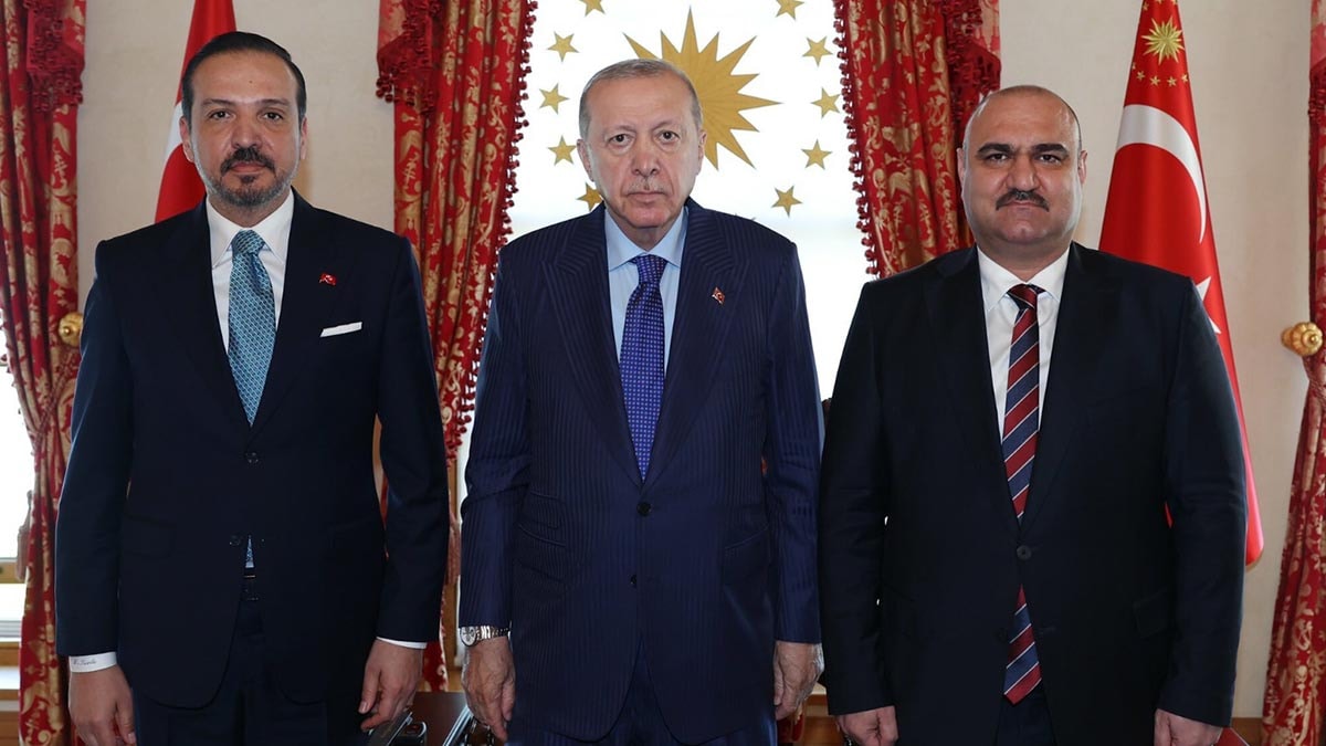 Cumhurbaşkanı Erdoğan, Kerkük Valisi Ağa ile Dolmabahçe'de Görüştü