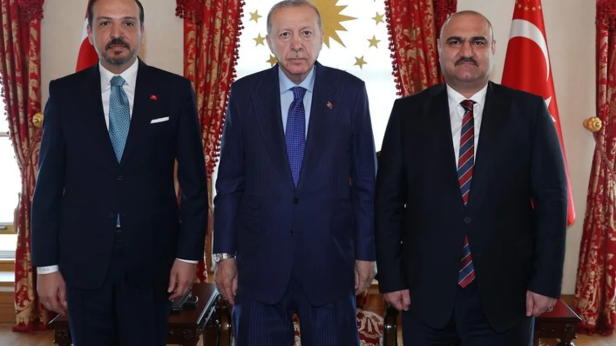 Cumhurbaşkanı Erdoğan, Kerkük Valisi Ağa ile Görüştü