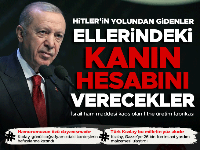 Erdoğan Kızılay Ödülleri'nde konuştu: Yardım seferberliği sürecek