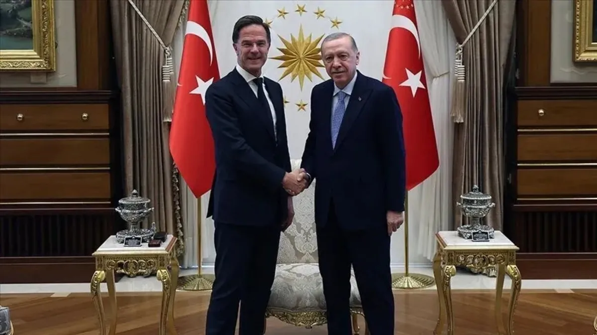 Cumhurbaşkanı Erdoğan, NATO Genel Sekreteri Rutte ile Ankara'da Görüştü