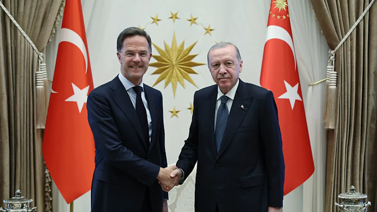 Cumhurbaşkanı Erdoğan, NATO Genel Sekreteri Rutte ile Görüştü