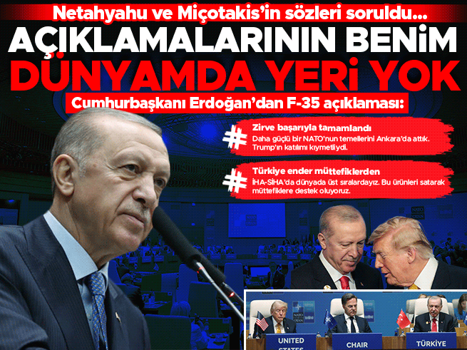 Cumhurbaşkanı Erdoğan: NATO zirvesinde önemli mesajlar verdi