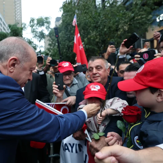 Cumhurbaşkanı Erdoğan New York'ta Türklerle buluştu