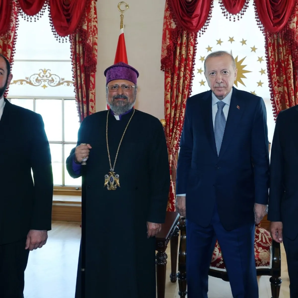 Cumhurbaşkanı Erdoğan Patrik Maşalyan'ı Kabul Etti