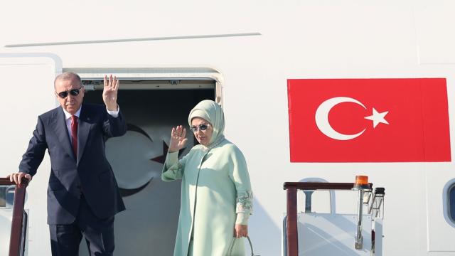 Cumhurbaşkanı Erdoğan, ŞİÖ Zirvesi Sonrası Yurda Döndü