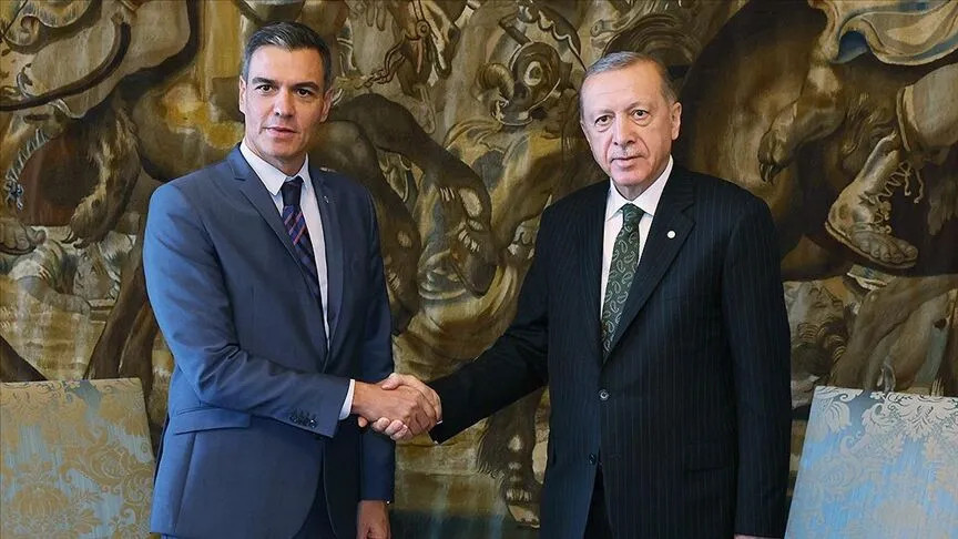 Cumhurbaşkanı Erdoğan'dan Sanchez'e tebrik telefonu