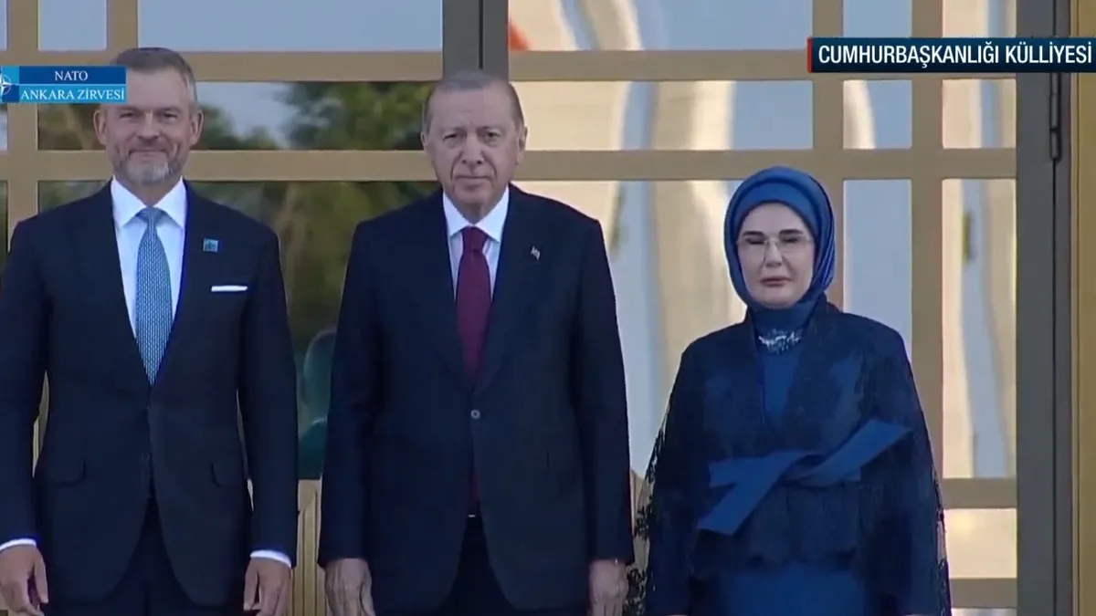 Cumhurbaşkanlığı Külliyesi'nde NATO Liderlerine Görkemli Resepsiyon