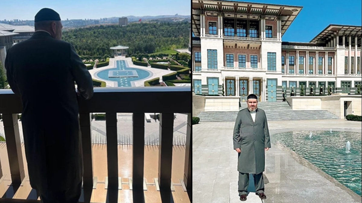 Cumhurbaşkanlığı Sarayı'na Menzil Cemaati'nden Özel Ziyaret: Yakup Elhüseyni Ağırlandı