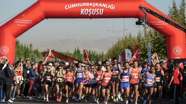 Cumhurbaşkanlığı Yarı Maratonu Ankara'da Tamamlandı