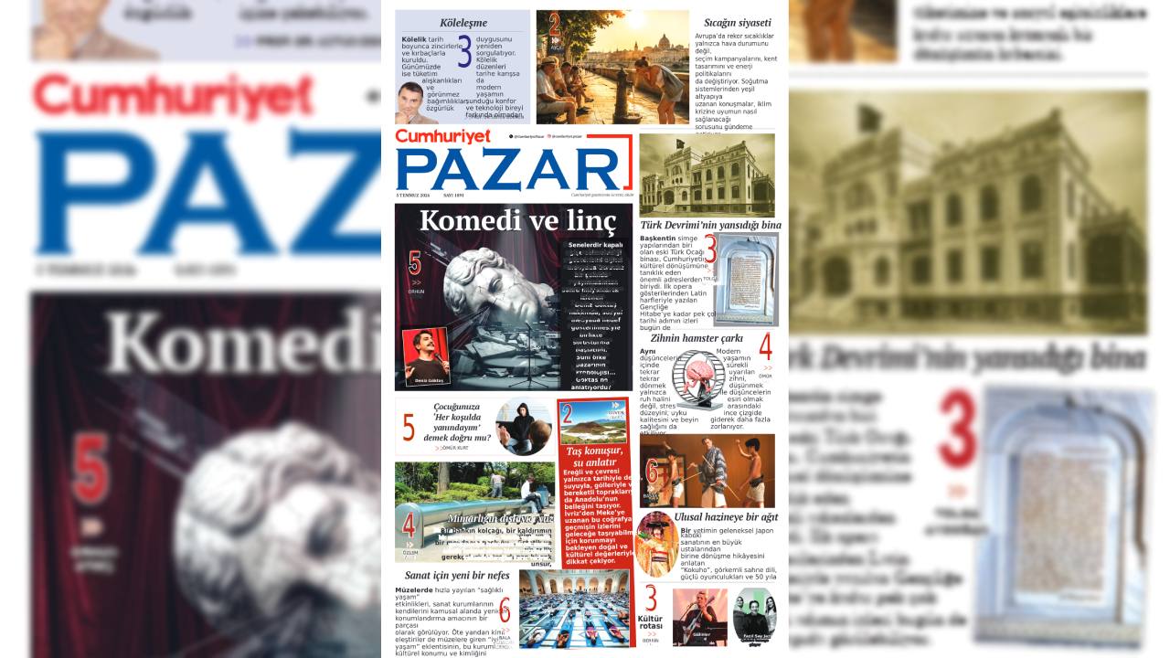 Cumhuriyet Pazar 1891. sayısıyla okurla buluşuyor