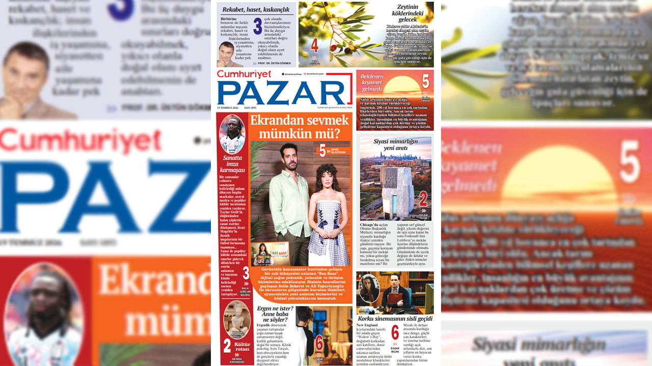 Cumhuriyet Pazar'ın 1893. Sayısı Yayında