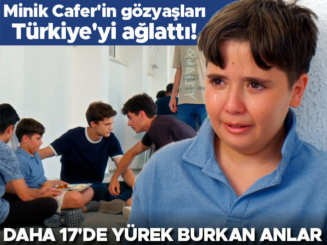 Daha 17'nin Minik Cafer'i Yürekleri Dağladı: Türkiye O Anlara Ağladı